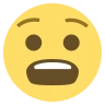 Emoji Szomorú arc 😧 image - EmojiTwo style