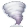Nuvem com tornado Emoji 🌪 image - Samsung style
