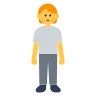Person Standing Emoji 🧍 image - Tossface style