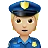 Police Officer: Medium-Light Skin Tone