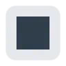White Square Button Emoji 🔳 image - Tossface style