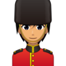 Guard: Medium Skin Tone Emoji 💂🏽 image - Emojidex style