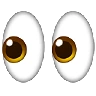 Eyes Emoji 👀 image - Apple style
