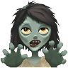 Woman Zombie Emoji 🧟‍♀️ image - Apple style