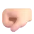 Left-Facing Fist: Light Skin Tone