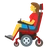Woman In Motorized Wheelchair