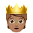 Person With Crown: Medium Skin Tone