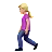 Woman Walking: Medium-Light Skin Tone