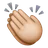 Clapping Hands: Medium-Light Skin Tone