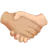 Handshake: Medium-Light Skin Tone, Light Skin Tone
