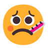 Emoji Faccia con termometro 🤒 image - Microsoft Classic 2D style