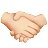 Handshake: Light Skin Tone