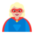 Woman Superhero: Medium-Light Skin Tone