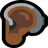 Ear With Hearing Aid: Medium-Dark Skin Tone