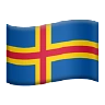 Flag: Åland Islands Emoji 🇦🇽 image - Apple style