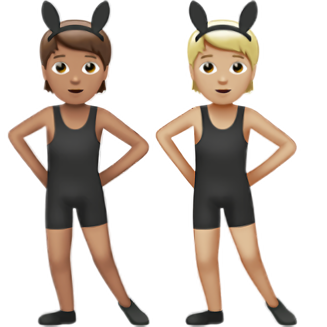 People With Bunny Ears: Medium Skin Tone, Medium-Light Skin Tone
