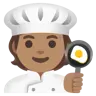 Cook: Medium Skin Tone Emoji 🧑🏽‍🍳 image - Google Noto Color style