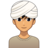 Man Wearing Turban: Medium Skin Tone