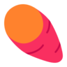 Roasted Sweet Potato Emoji 🍠 image - Microsoft Classic 2D style