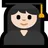 Woman Student: Light Skin Tone
