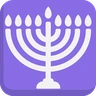 Menora z dziewięcioma gałęziami Emoji 🕎 image - Skype style