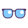 Lunettes Emoji 👓 image - Microsoft Classic 2D style