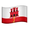 Flag: Gibraltar Emoji 🇬🇮 image - Apple style