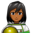 Woman Astronaut: Medium-Dark Skin Tone