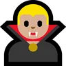 Vampire: Medium-Light Skin Tone Emoji 🧛🏼 image - Microsoft Windows 10 Segoe UI Emoji style