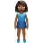 Woman Standing: Medium-Dark Skin Tone