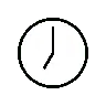 Seven O’clock Emoji 🕖 image - OpenMoji style
