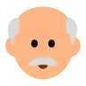 Old Man: Medium-Light Skin Tone Emoji 👴🏼 image - Tossface style