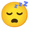 Visage dormant Emoji 😴 image - Google Noto Color Animated style