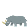 Emoji Rinoceronte 🦏 image - Skype style