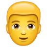 Emoji Persona con i capelli biondi 👱 image - WhatsApp style