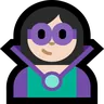Supervillain: Light Skin Tone Emoji 🦹🏻 image - Microsoft Windows 10 Segoe UI Emoji style