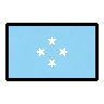 Flag: Micronesia Emoji 🇫🇲 image - OpenMoji style