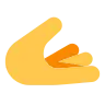 Palm Up Hand Emoji 🫴 image - Tossface style