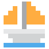 Voilier Emoji ⛵ image - SerenityOS style