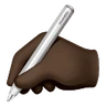 Writing Hand: Dark Skin Tone Emoji ✍🏿 image - Huawei Harmony OS style