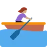 Woman Rowing Boat: Medium Skin Tone Emoji 🚣🏽‍♀️ image - Twitter / X (Twemoji) style