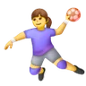 Woman Playing Handball Emoji 🤾‍♀️ image - Samsung style