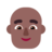 Man: Medium-Dark Skin Tone, Bald
