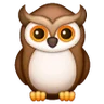 Hibou Emoji 🦉 image - Samsung style