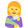 Woman Feeding Baby Emoji 👩‍🍼 image - Twitter / X (Twemoji) style