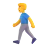 Man Walking Emoji 🚶‍♂️ image - Microsoft 3D Fluent style