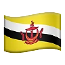 Flag: Brunei Emoji 🇧🇳 image - Apple style