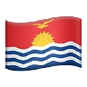 Flag: Kiribati Emoji 🇰🇮 image - Apple style