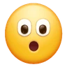 Emoji Összecsukott arc 😯 image - Huawei Harmony OS style