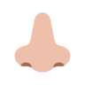 Nose: Medium-Light Skin Tone Emoji 👃🏼 image - Microsoft Classic 2D style